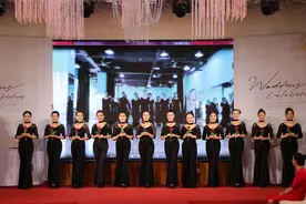 安州区总工会女职工形体旗袍培训班课堂show图片