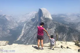 优胜美地的三点全露：Glacier Point图片