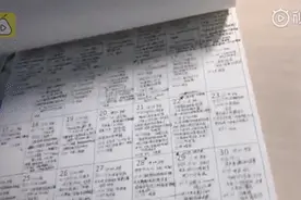 女儿出国留学，父亲悄悄补全生活日历，满满的都是爱！图片