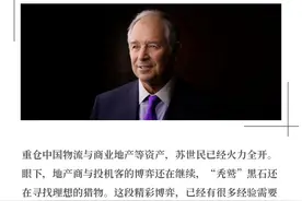 割中国地产大佬的韭菜！黑石苏世民的围猎图图片