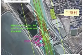 疏港铁路开始打桩，明年将竣工图片