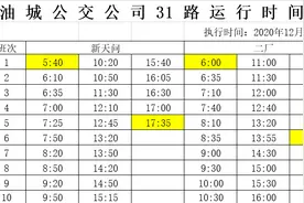 即日起，大庆市31路公交车临时调整运行时间图片