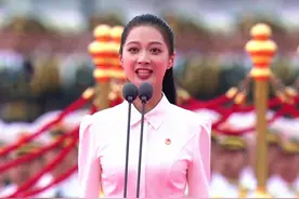 22岁天安门领颂，获杨澜盛赞，被上海台“淘汰”的冯琳什么来头？图片