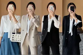 20～50+职场女人的日常穿搭，简洁干练中充满温柔感，超气质图片