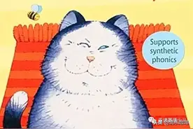 自然拼读绘本《Fat cat on a mat》通过拼读音素，学会单词发音图片