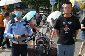 摩托车冲禁令？严查丨广州交通秩序大整治图片