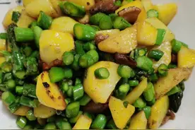 芦笋家常美食汇图片
