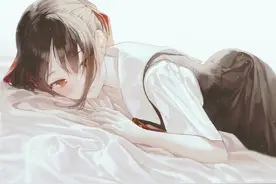 阳光下温柔的少女，韩国插画艺术家作品图片