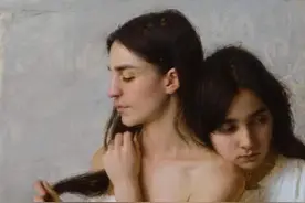 忧郁中美丽的女子—— 亚历克斯·维尼齐亚作品图片