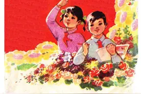 十年制小学课本语文第一册-人民教育出版社1978，那时开学第一课图片