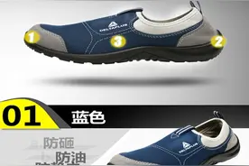 代尔塔轻便透气防砸防穿刺劳保安全鞋301216图片