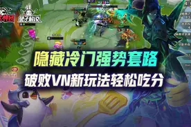 云顶之弈版本隐藏冷门强势套路，破败VN新玩法轻松吃分图片