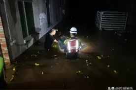 “百年一遇洪水”，四川消防全线出击！图片