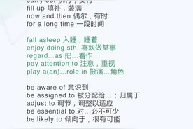 人民日报整理530个四六级常用固定搭配图片