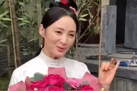 “最美赵飞燕”演西施，浓妆艳抹难掩疲态，佟丽娅惨遭女二艳压图片