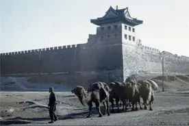 1948年北京珍贵彩色照片，图2崇祯上吊的歪脖子树，图4天安门原貌图片