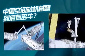 中国空间站机械臂到底有多牛？这一连串动作太酷了图片