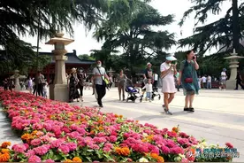 兴庆宫公园开园半天游客突破十万人次图片