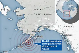 美国阿拉斯加州附近海域发生8.2级地震，有人住在16楼震感明显；沿海成千上万人紧急疏散图片
