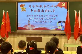 南京市北京东路小学阳光分校：习爷爷教导记心间 争做强国好队员图片