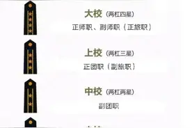 我国的六种衔级制度及相应的授衔标准详解图片