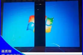 舞台背景展厅移动开合屏，LED轨道屏，旋转开合屏价格图片