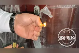 赣州“嘉福·尚江府”现“纸壳门”事件，业主：一撕就开，一点就着图片