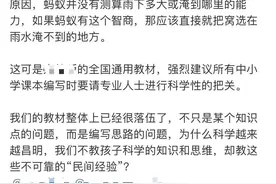 “蚂蚁搬家要下雨”？小学教材除了道理和寓意，科学性也要经得起质疑图片