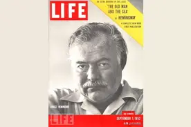 1952年生活杂志封面故事——海明威的《老人与海》图片