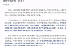 威胁铁路安全！混凝土泵车撞坏铁路桥，致火车9列停运、58列晚点，市政府相关负责人图片