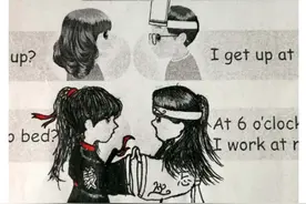 学生搞笑课本“创作”，奇葩画风笑哭网友：被学校耽误的漫画家图片