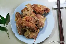 家常菜之酥炸鸡翅膀，外酥里嫩，出锅抢着吃，太香了图片