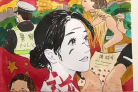 七年级同学的“抗疫”美术作品展，抗疫不分年纪！（2）图片