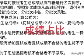 考研成绩压线还有机会吗？复试发挥好，考10分等于初试50分！图片