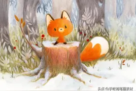 可爱儿童治愈系插画~彩铅手绘图片