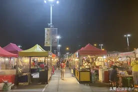 疫情期间曼谷夜市走一圈，“香辣八爪鱼”，别提多香了图片