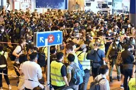 「多图」5人被捕 元朗96人违限聚令被票控！部分假记者被截查图片