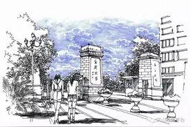 中国大学校门手绘，快来看有没有你的大学图片
