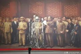 吉林省三位艺术家创作的油画《开国大典》在现代美术馆展出图片