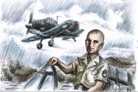 飞虎队中的“德国佬”，他修复了“零”式战机图片