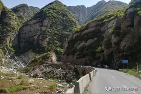 秦岭又一条原生态“穿山公路”，连接西安、商洛两市，穿越丹江源图片