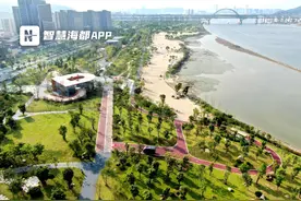 热气球、沙滩摩托、粉黛花海……福州三江口公园成热门打卡点图片
