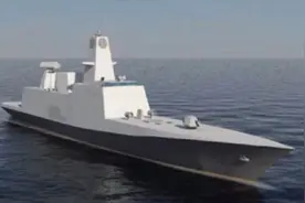 P-18型驱逐舰：电磁炮和反潜火箭器相融合，前卫和落后的综合体图片