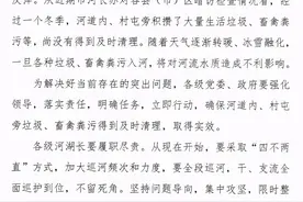 四平市总河长令图片