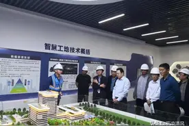 何东调研中心城区重点项目建设情况图片