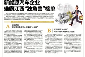 新能源汽车企业 雄霸江西“独角兽”榜单图片