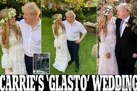 光着脚就嫁给他，英国首相夫人着3万元波西米亚婚纱，做夏日新娘图片