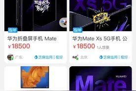 腾讯发 1 万多部折叠屏手机，闲鱼上大量华为 Mate Xs 5G 在出售图片