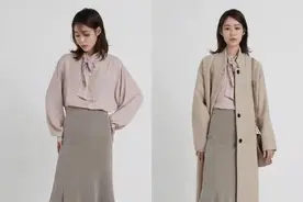 初春季节，衬衫穿出了职场女人独有的魅力，简约又大方图片