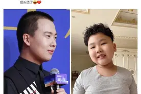 德云社郭德纲深夜发文，晒父亲节祝福，二儿子郭汾阳学于谦烫头了图片